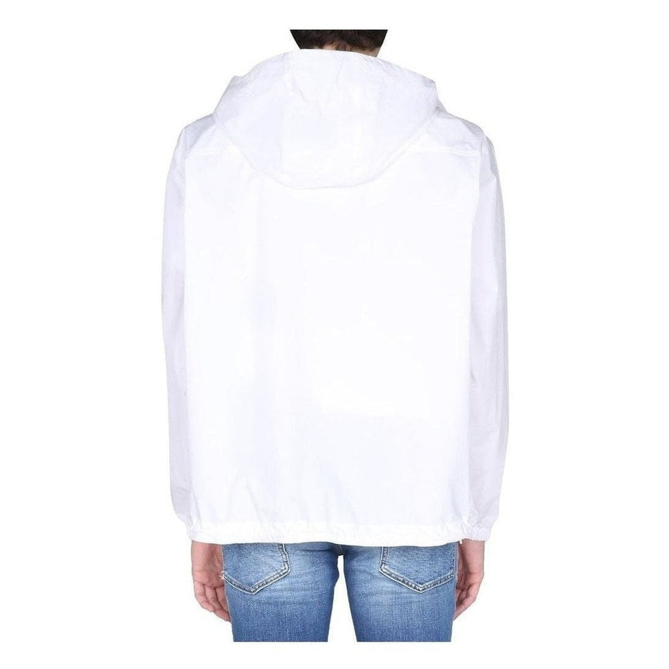 Dsquared² White Cotton Shell Jacket mens luxury fashion - Mens Edit