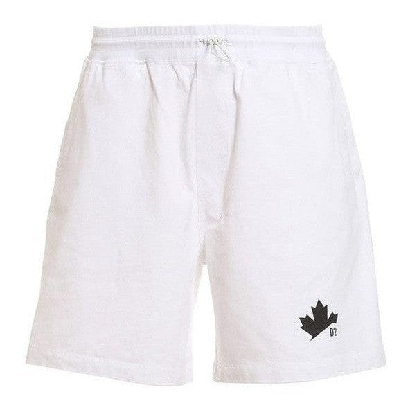 Dsquared² White Cotton Shorts mens luxury fashion - MENS EDIT