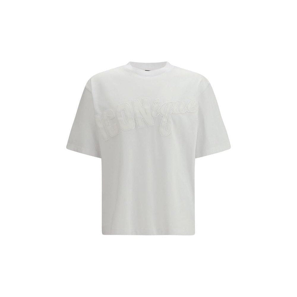 Dsquared² White Cotton T-Shirt mens luxury fashion - Mens Edit