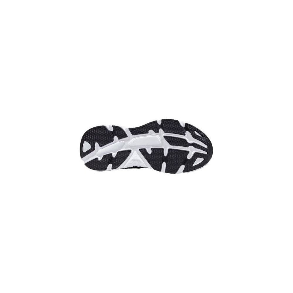 EA7 Emporio Armani Black And White Polyester Athletic Sneakers mens luxury fashion - Mens Edit