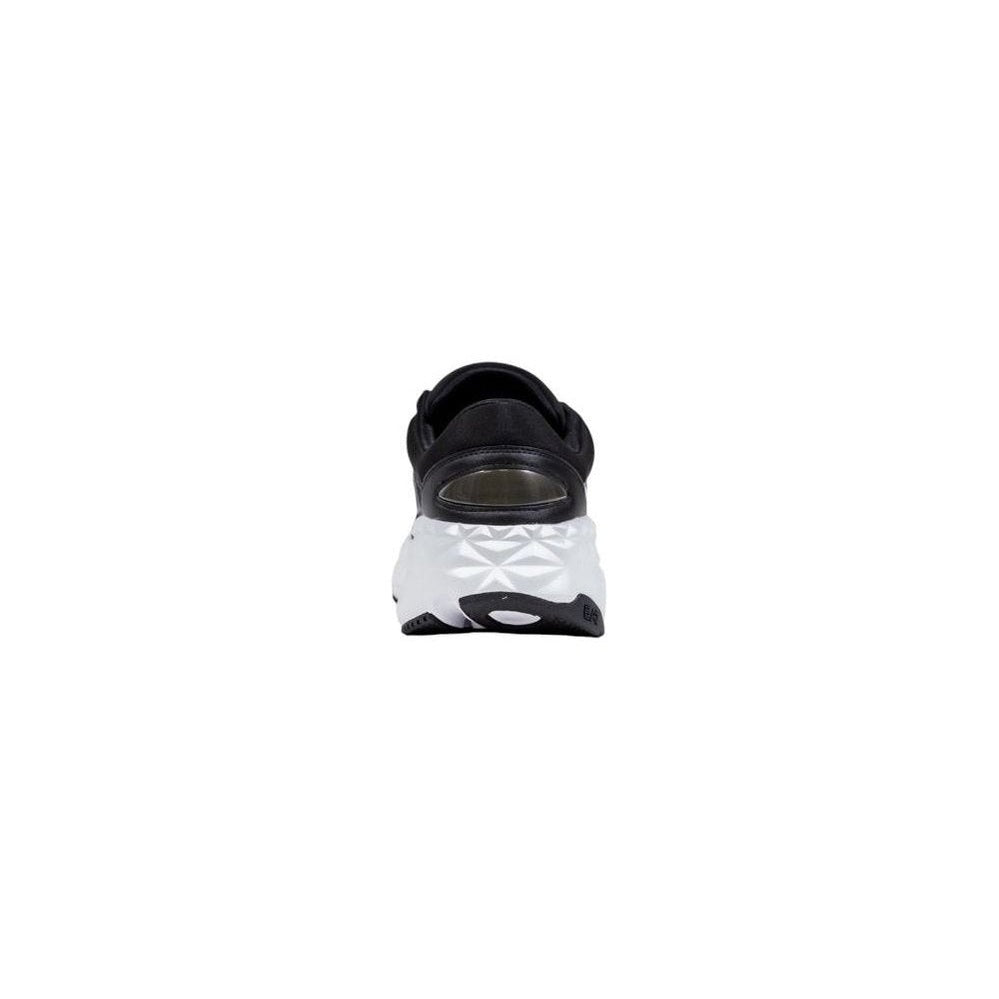 EA7 Emporio Armani Black And White Polyester Athletic Sneakers mens luxury fashion - Mens Edit