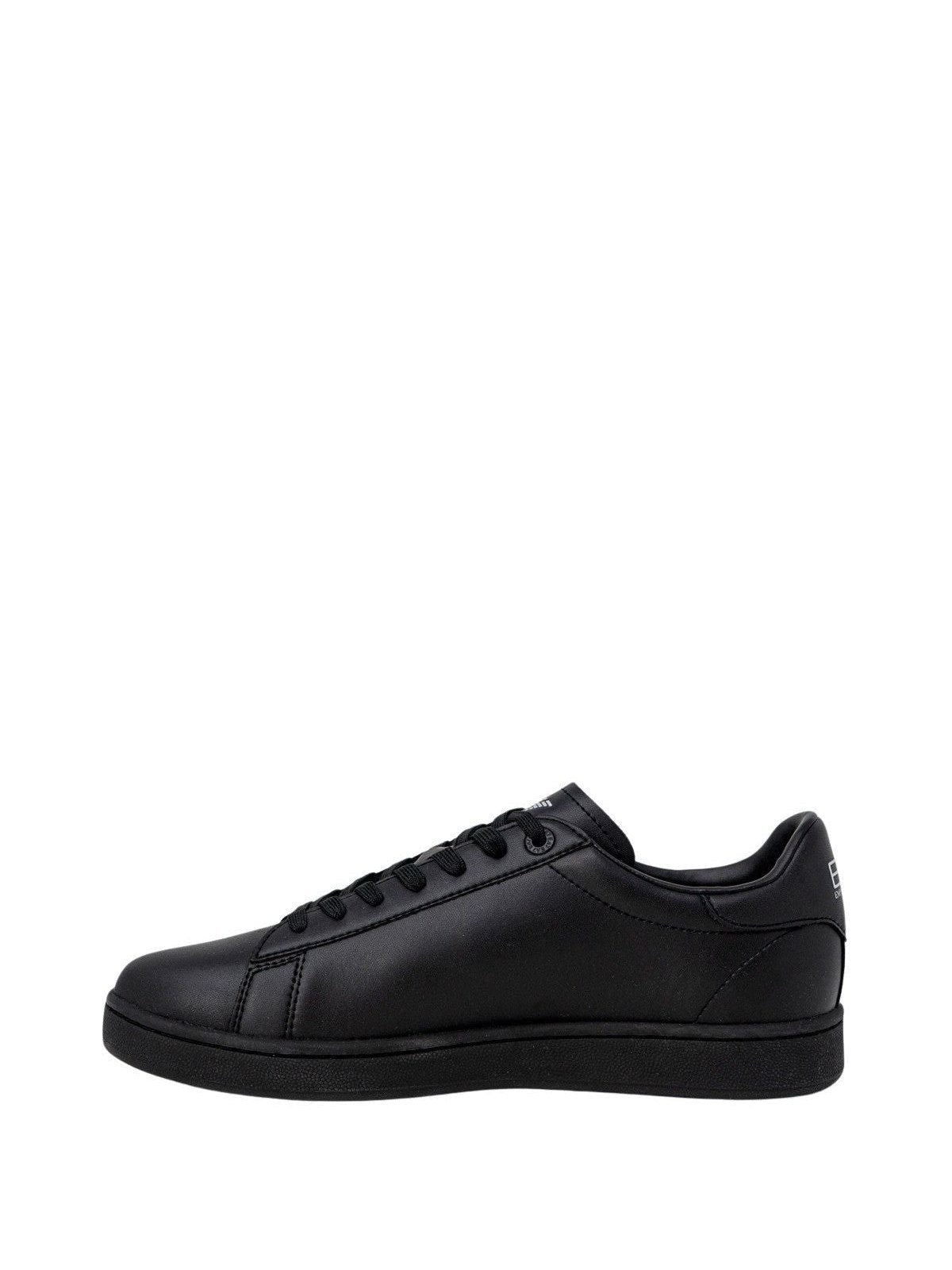 EA7 Emporio Armani Black Polyester Low Top Sneakers mens luxury fashion - Mens Edit