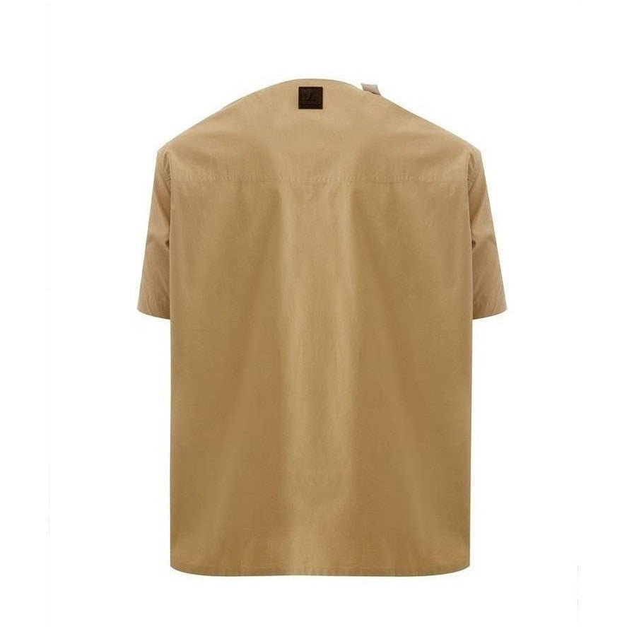 Emporio Armani Brown Cotton T-Shirt mens luxury fashion - Mens Edit