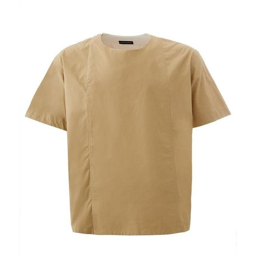 Emporio Armani Brown Cotton T-Shirt mens luxury fashion - Mens Edit