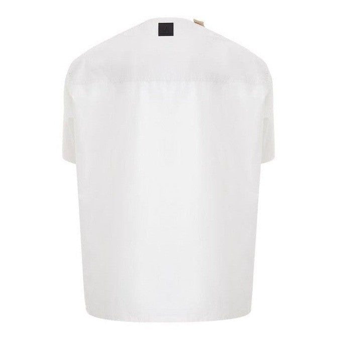 Emporio Armani White Cotton T-Shirt mens luxury fashion - Mens Edit
