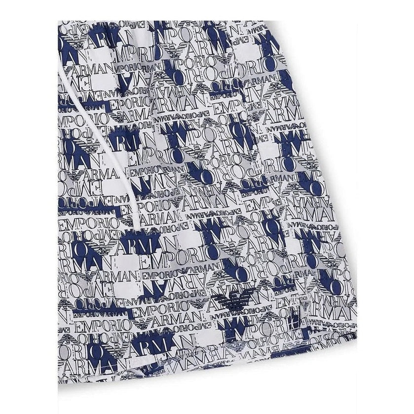 Emporio Armani White Polyester Swim Shorts mens luxury fashion - MENS EDIT