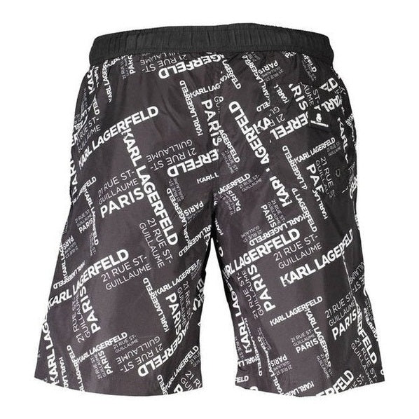 Karl Lagerfeld Nero Polyester Men Swimwear Boxer mens luxury fashion - MENS EDIT