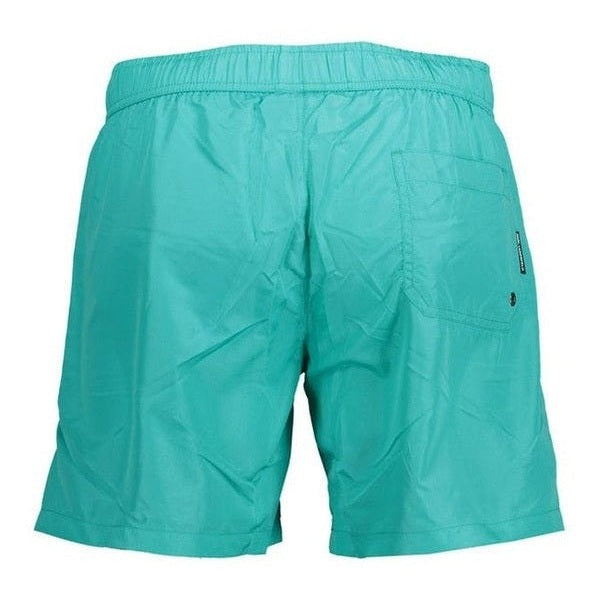Karl Lagerfeld Verde Polyester Men's Swim Boxer mens luxury fashion - MENS EDIT