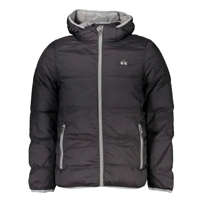 La Martina Black Polyamide Men Jacket mens luxury fashion - MENS EDIT