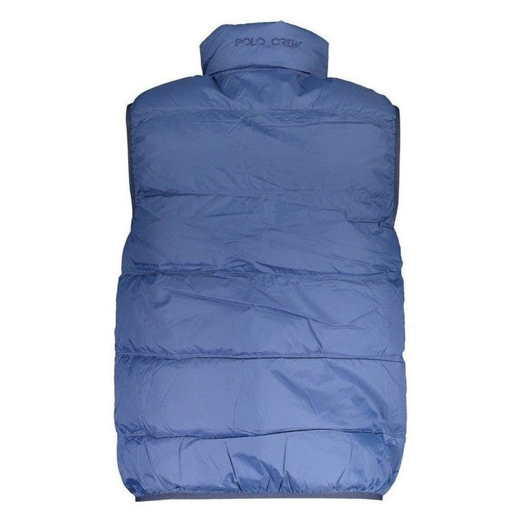 La Martina Blue Polyamide Men's Vest mens luxury fashion - MENS EDIT