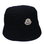 Moncler Blue Wool Bucket Hat mens luxury fashion - MENS EDIT