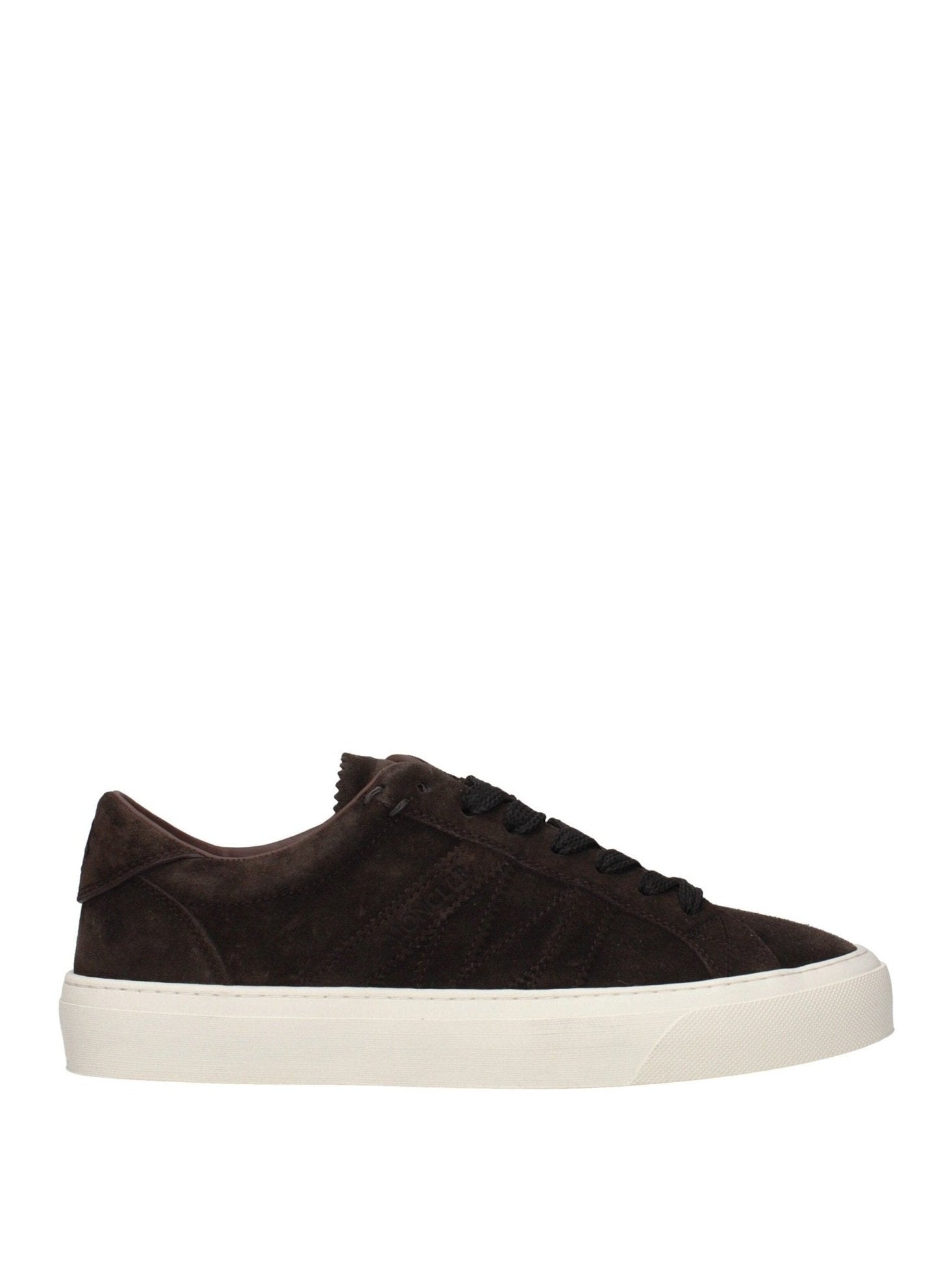 Moncler Brown Leather Low Top Sneakers mens luxury fashion - MENS EDIT