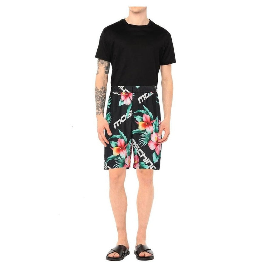 Moschino Couture Black Silk Shorts mens luxury fashion - MENS EDIT