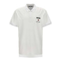 Moschino Couture White Cotton Polo Shirt mens luxury fashion - Mens Edit