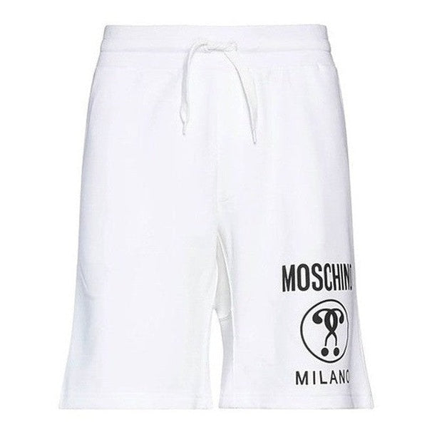 Moschino Couture White Cotton Shorts mens luxury fashion - MENS EDIT