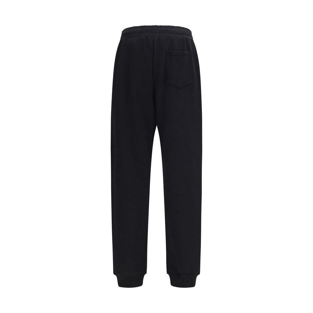 Moschino Black Cotton Casual Pants mens luxury fashion - Mens Edit