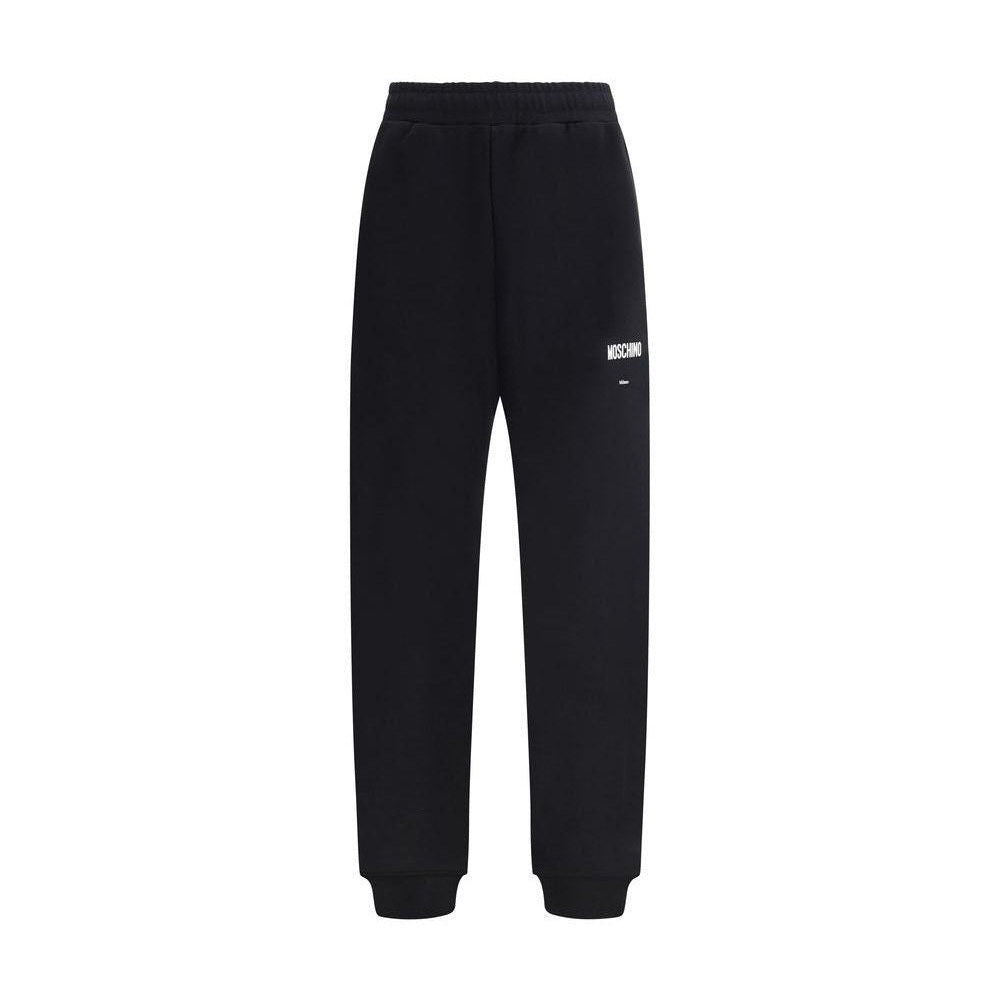Moschino Black Cotton Casual Pants mens luxury fashion - Mens Edit