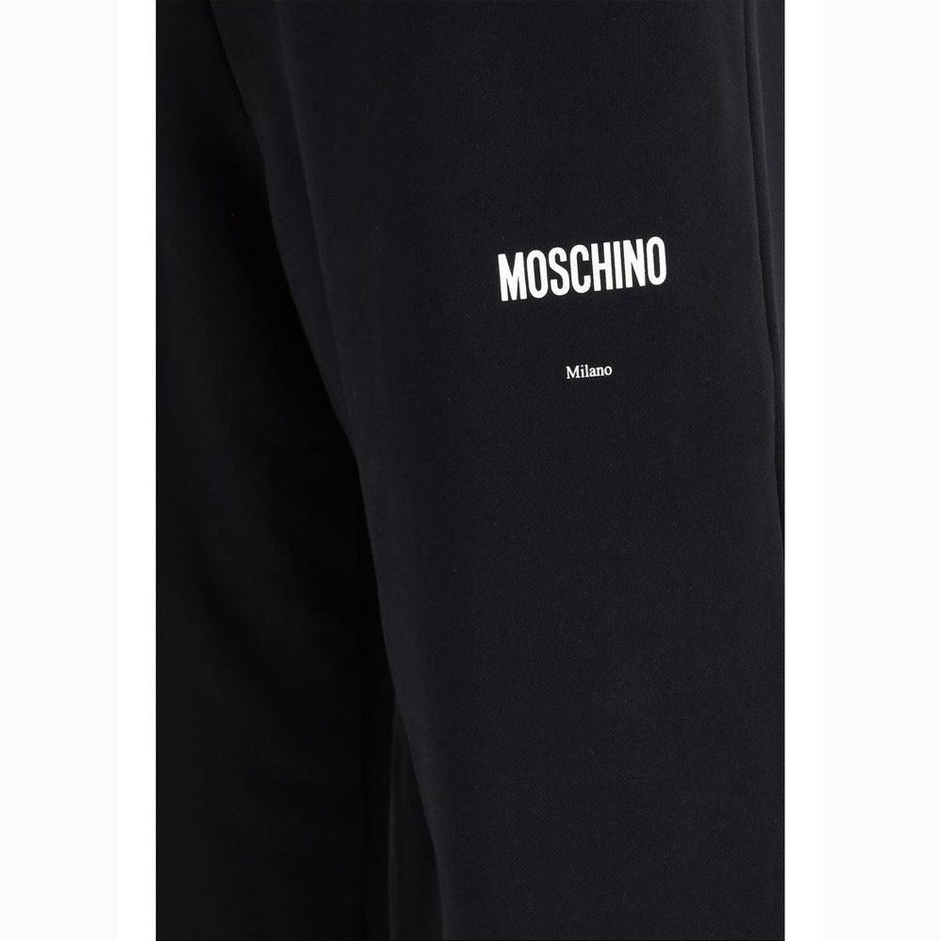 Moschino Black Cotton Casual Pants mens luxury fashion - Mens Edit