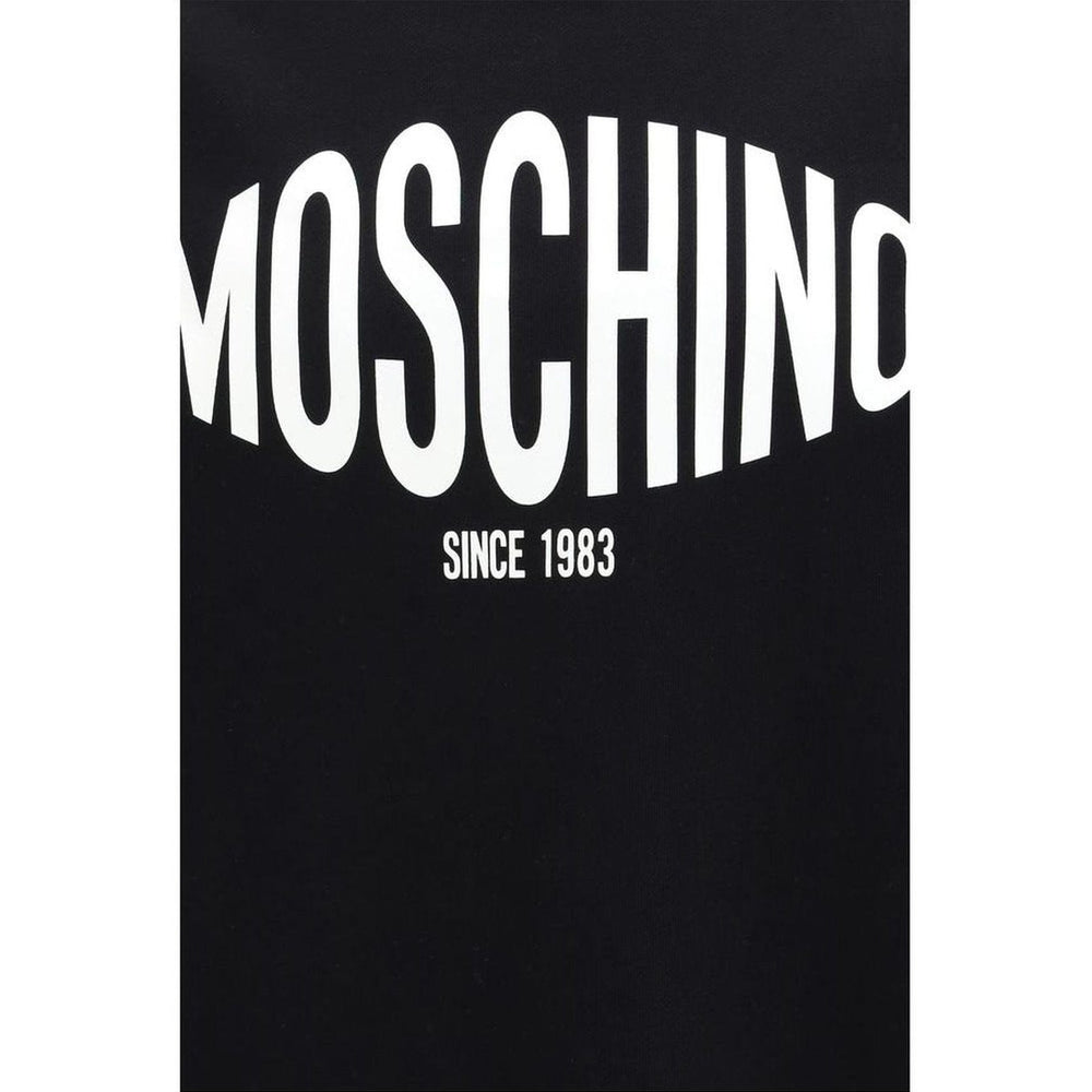Moschino Black Cotton Sweatshirt mens luxury fashion - Mens Edit