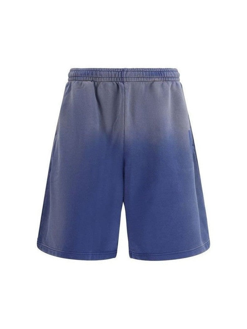Moschino Blue Cotton Bermuda Shorts mens luxury fashion - Mens Edit