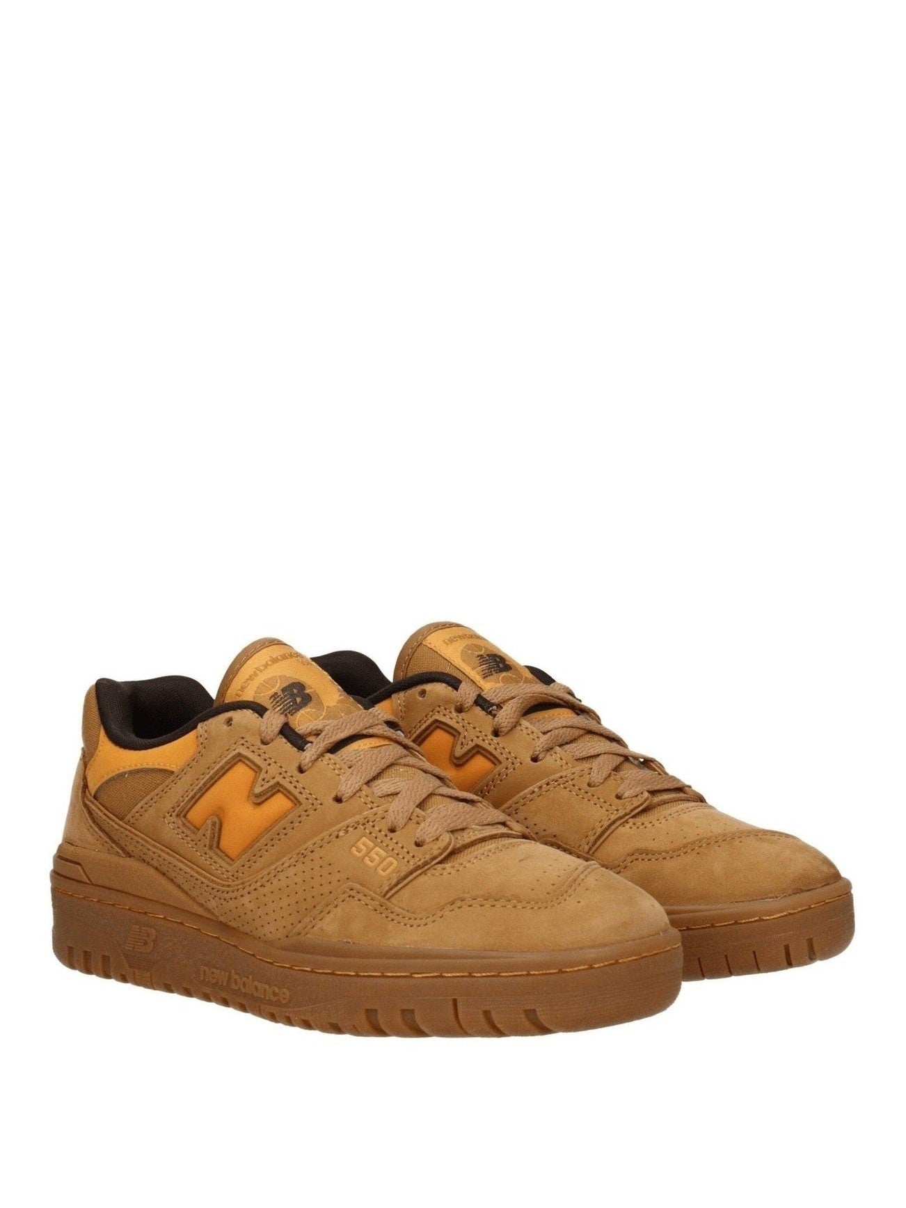 New Balance Brown Leather Sneakers mens luxury fashion - MENS EDIT