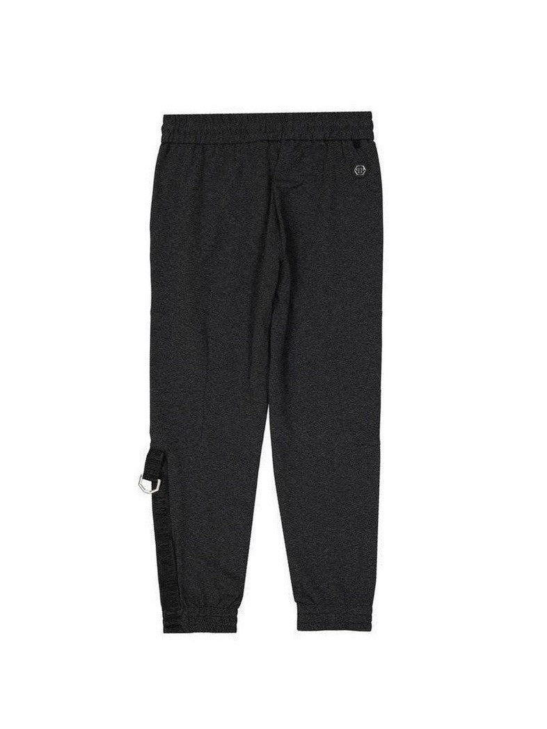 Philipp Plein Gray Cotton Joggers (Workout Pants) mens luxury fashion - Mens Edit