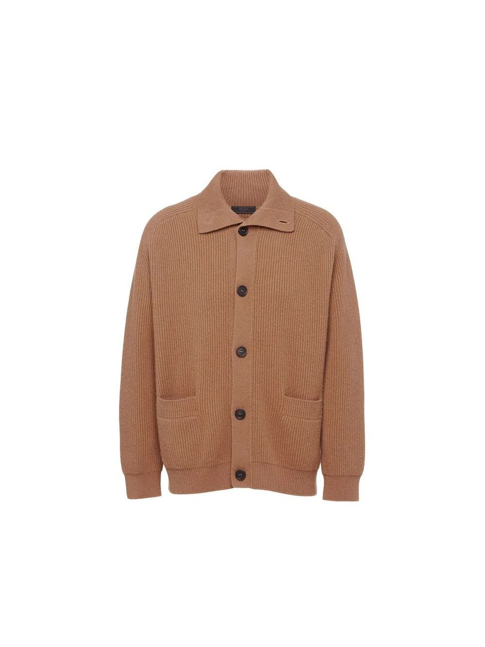 Prada Brown Cashmere Cardigan mens luxury fashion - Mens Edit
