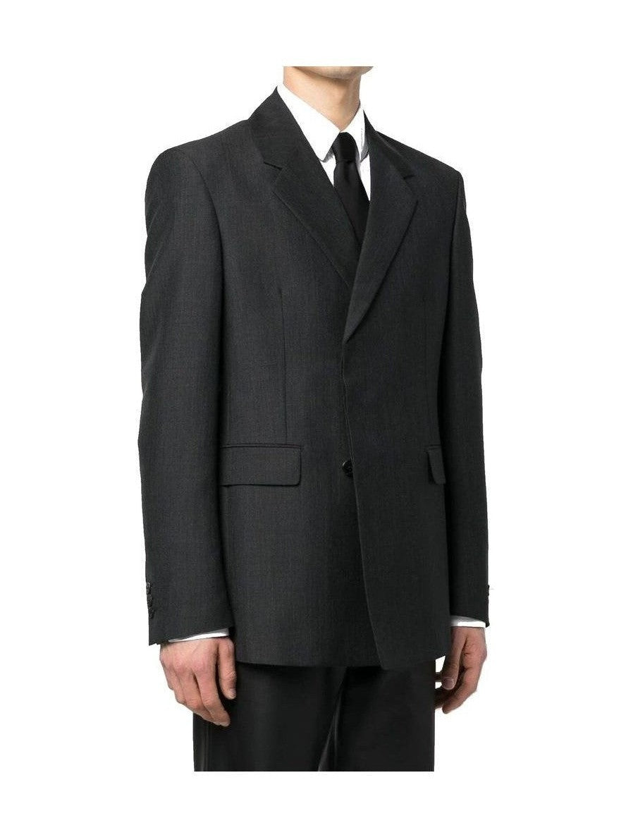 Prada Gray Wool Blazer mens luxury fashion - Mens Edit