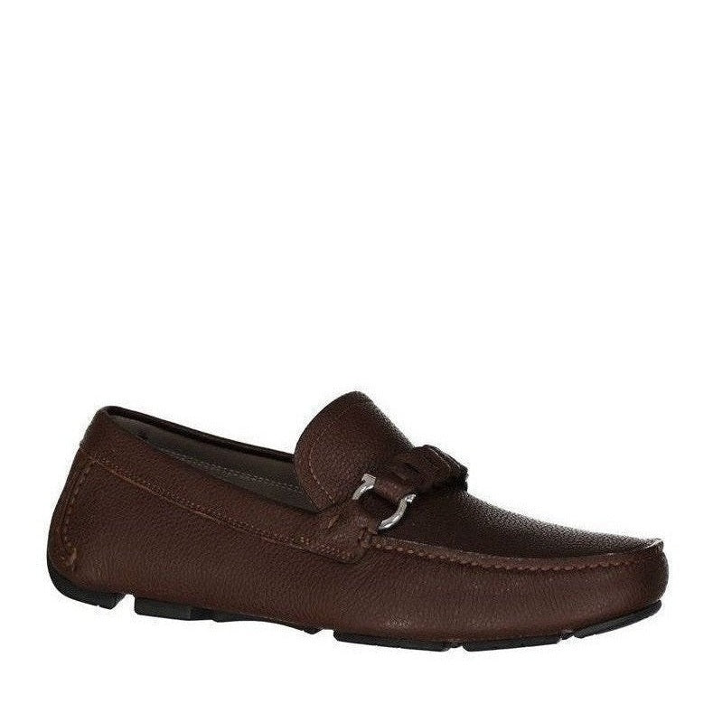 Salvatore Ferragamo Brown Calfskin Slip - On Loafers mens luxury fashion - Mens Edit