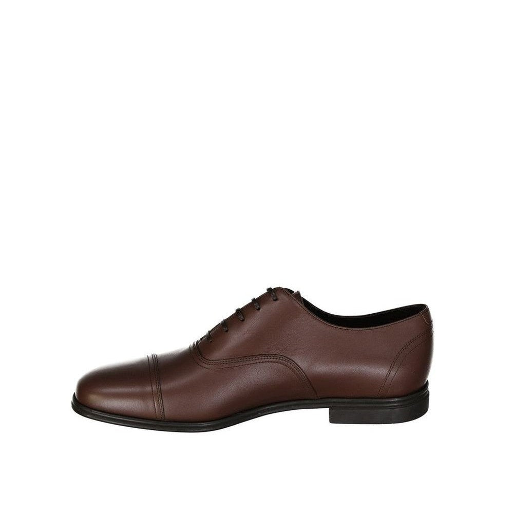 Salvatore Ferragamo Brown Leather Oxfords And Derbies mens luxury fashion - Mens Edit