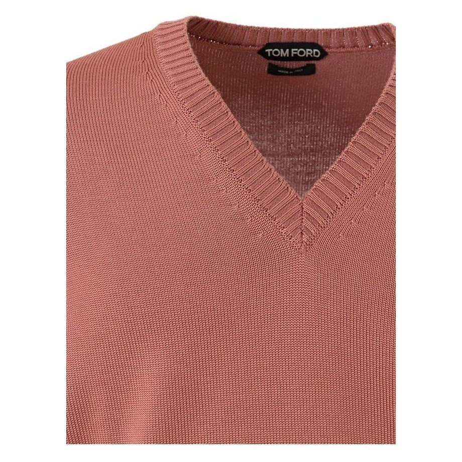 Tom Ford Pink Silk Sweatshirt mens luxury fashion - MENS EDIT