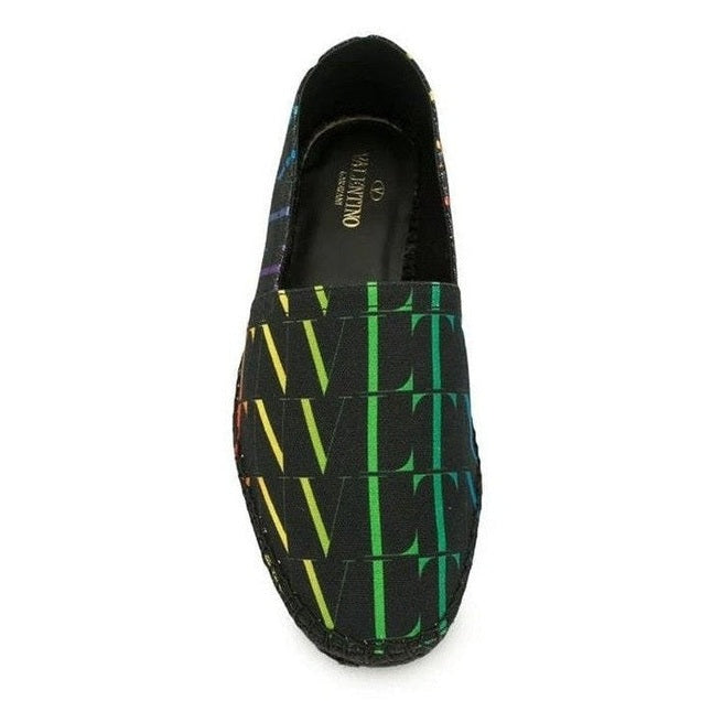 Valentino Garavani Black Canvas Espadrilles mens luxury fashion - MENS EDIT