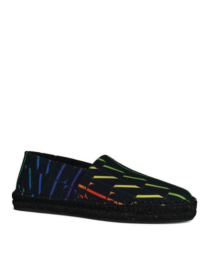 Valentino Garavani Black Canvas Espadrilles mens luxury fashion - MENS EDIT