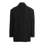 Valentino Black Silk Blazer mens luxury fashion - MENS EDIT