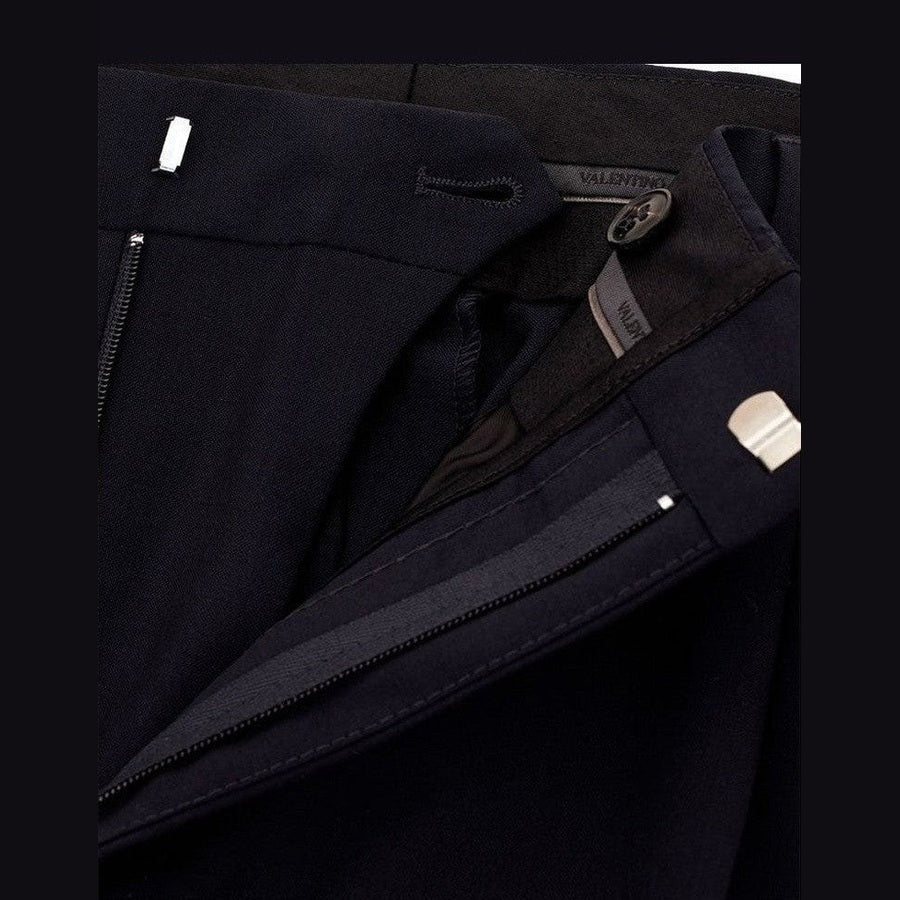 Valentino Black Wool Dress Pants mens luxury fashion - MENS EDIT