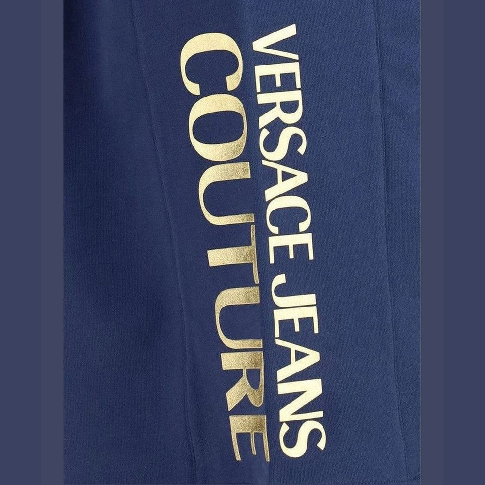 Versace Jeans Blue Cotton Bermuda Shorts mens luxury fashion - Mens Edit