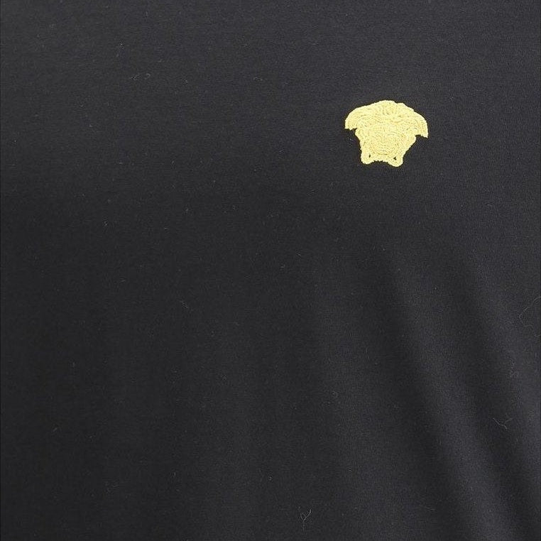 Versace Black Cotton T-Shirt mens luxury fashion - Mens Edit