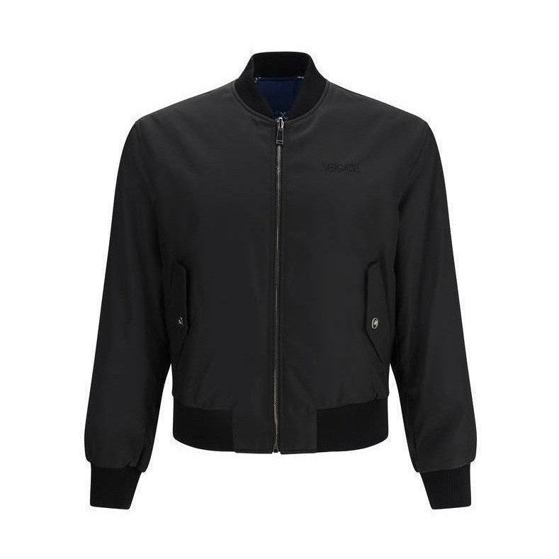 Versace Black Polyamide Bomber mens luxury fashion - Mens Edit